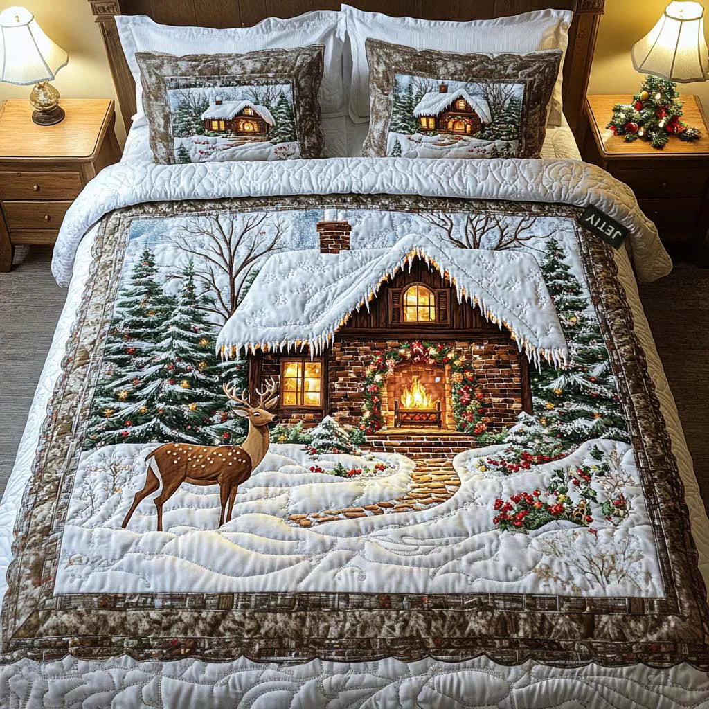 Cozy Cabin 3-Piece Quilted Bedding Collection