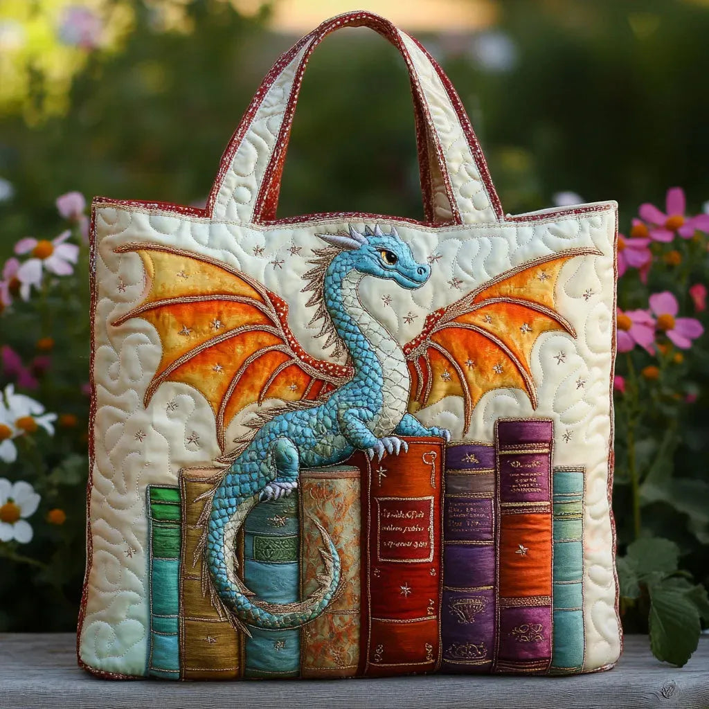 Emerald Guardian Padded Book Tote