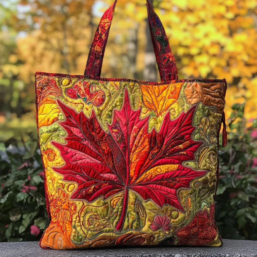 Artisan Crafted Sunset Maple Tote