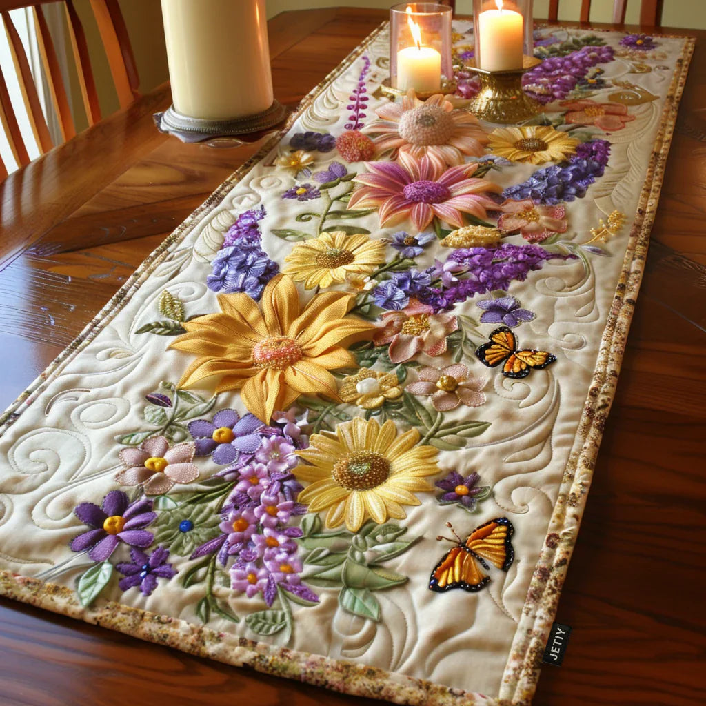 Garden in Bloom Quilted Table Runner