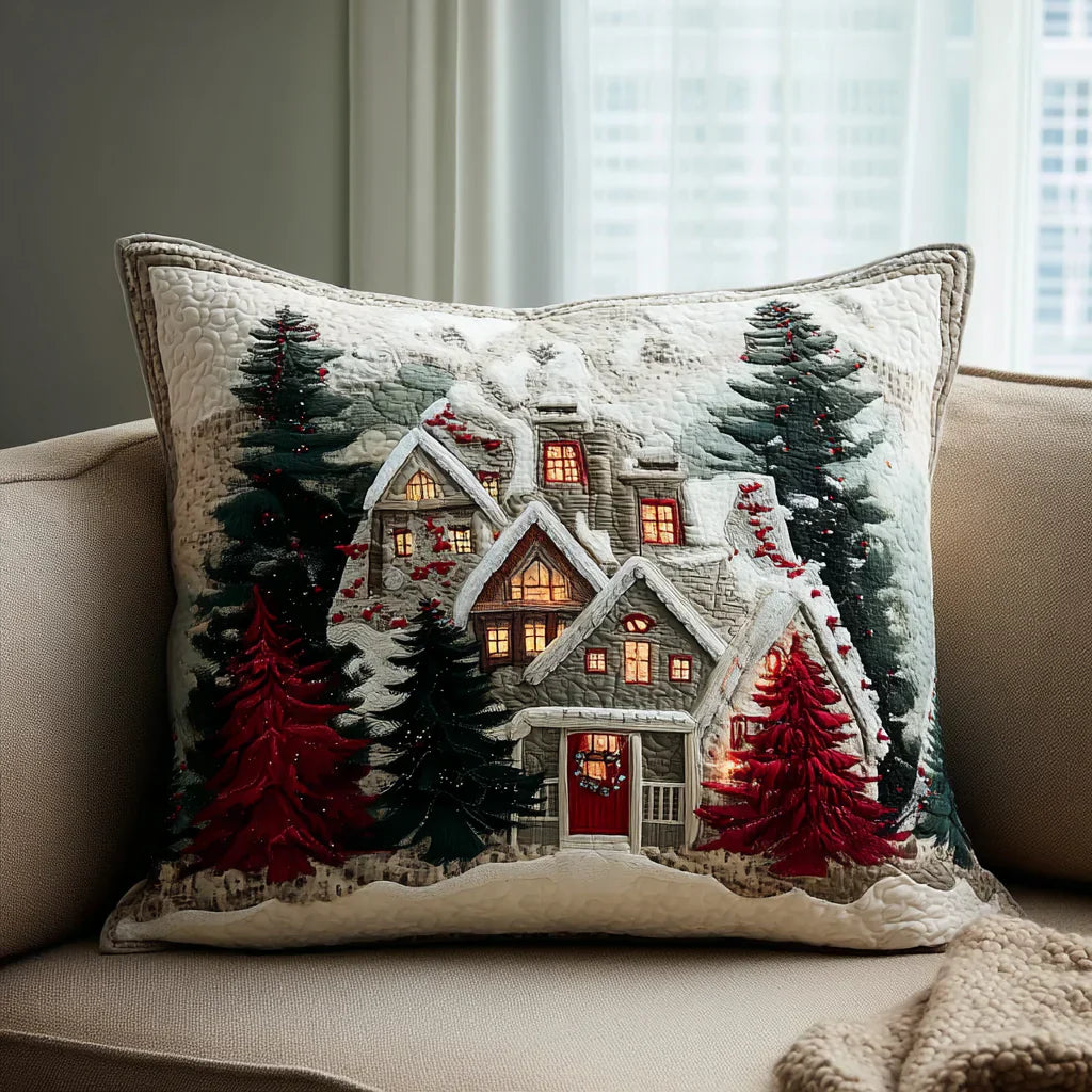 Icy Night Quilted Pillowcase