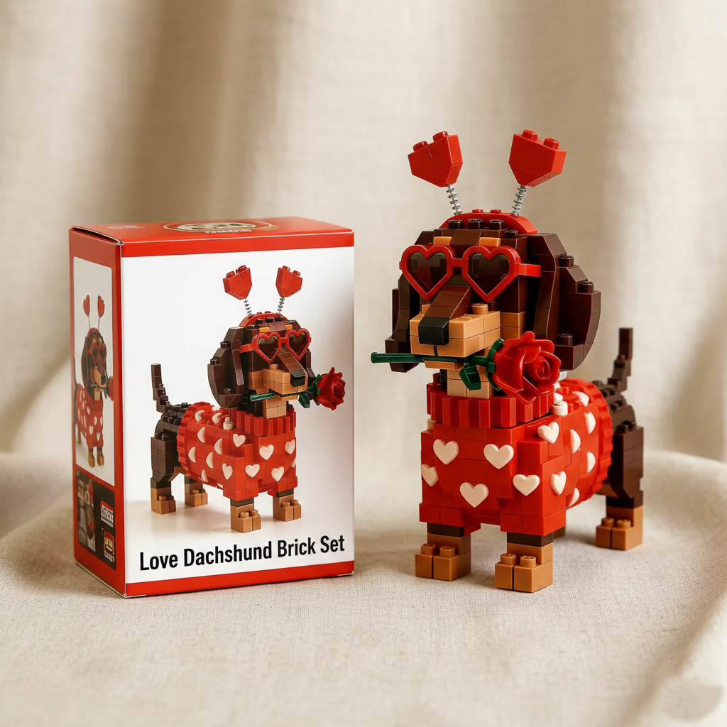 Dachshund Love Cube Set