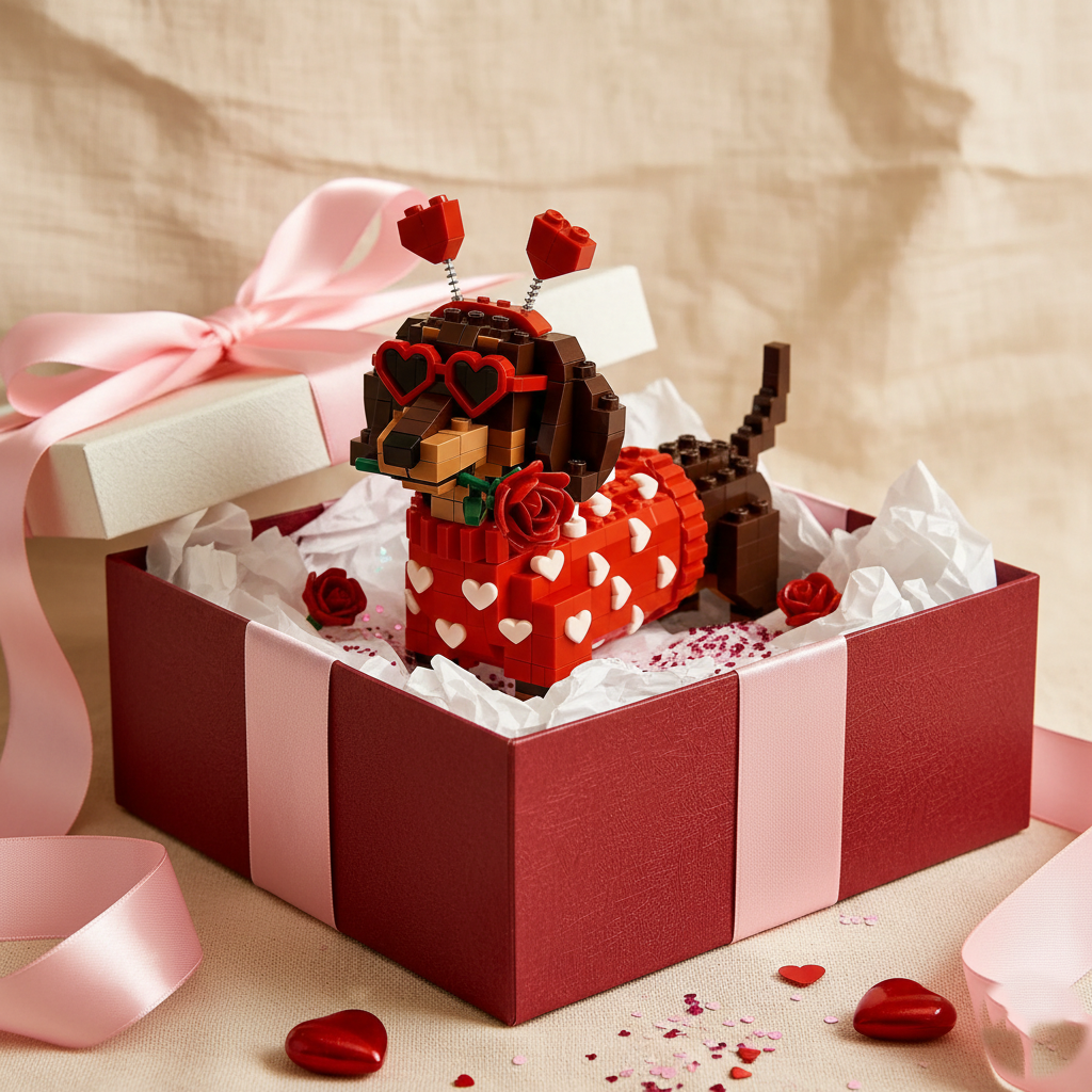Dachshund Love Cube Set
