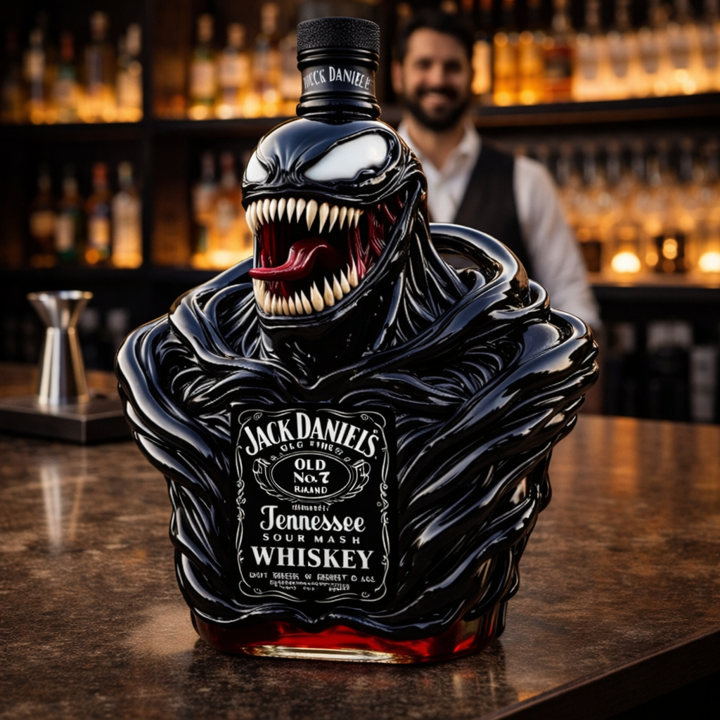 Whiskey Bottle - Venom Edition