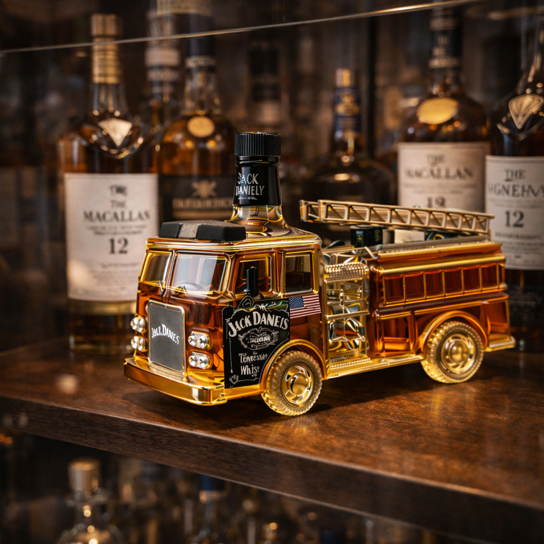 Jack Daniel's Whisky Bottle - Firefighters Edition