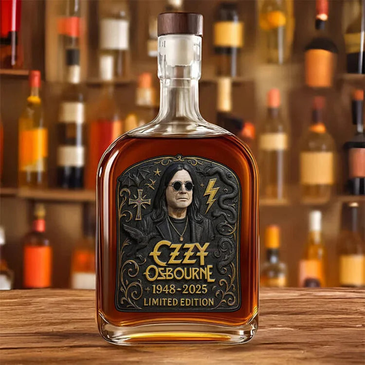 2025 Ozzy Osbourne 25oz Whiskey Collector's Bottle