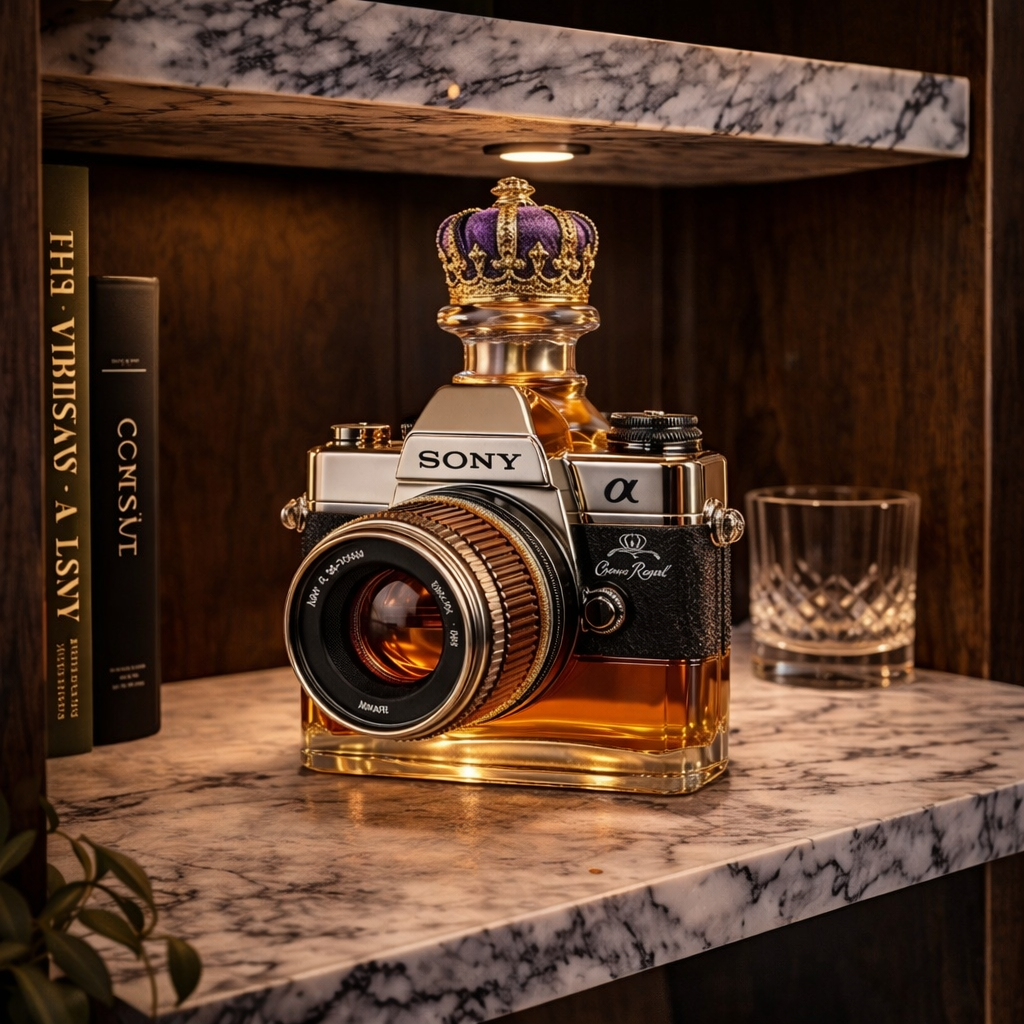 Whiskey Bottle - Camera Edition