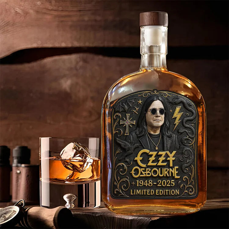 2025 Ozzy Osbourne 25oz Whiskey Collector's Bottle