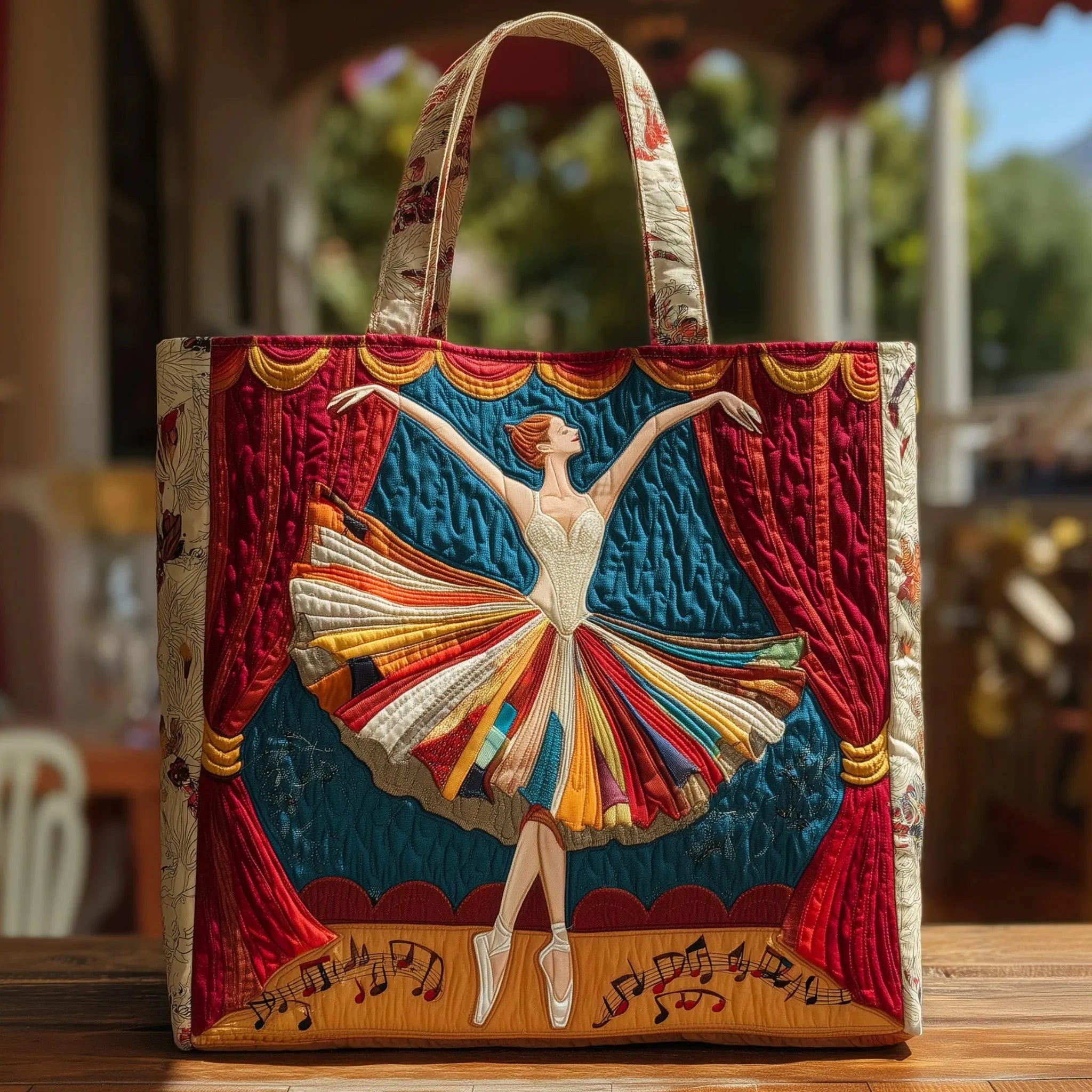 Chic Quilted Ballerina Handbag