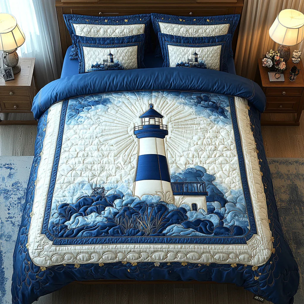 Beacon Breeze 3-Piece Quilted Bedding Collection