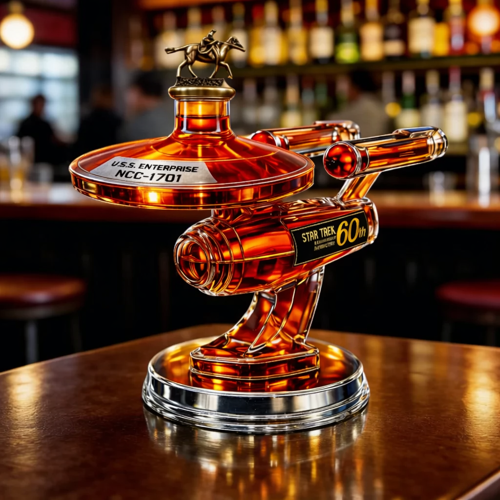 60th Anniversary USS Enterprise - Whisky Decanter