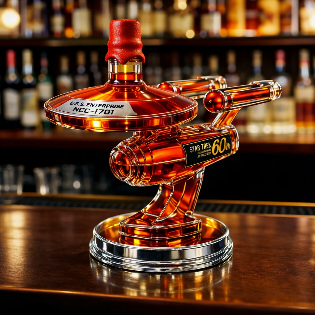 60th Anniversary USS Enterprise - Whisky Decanter