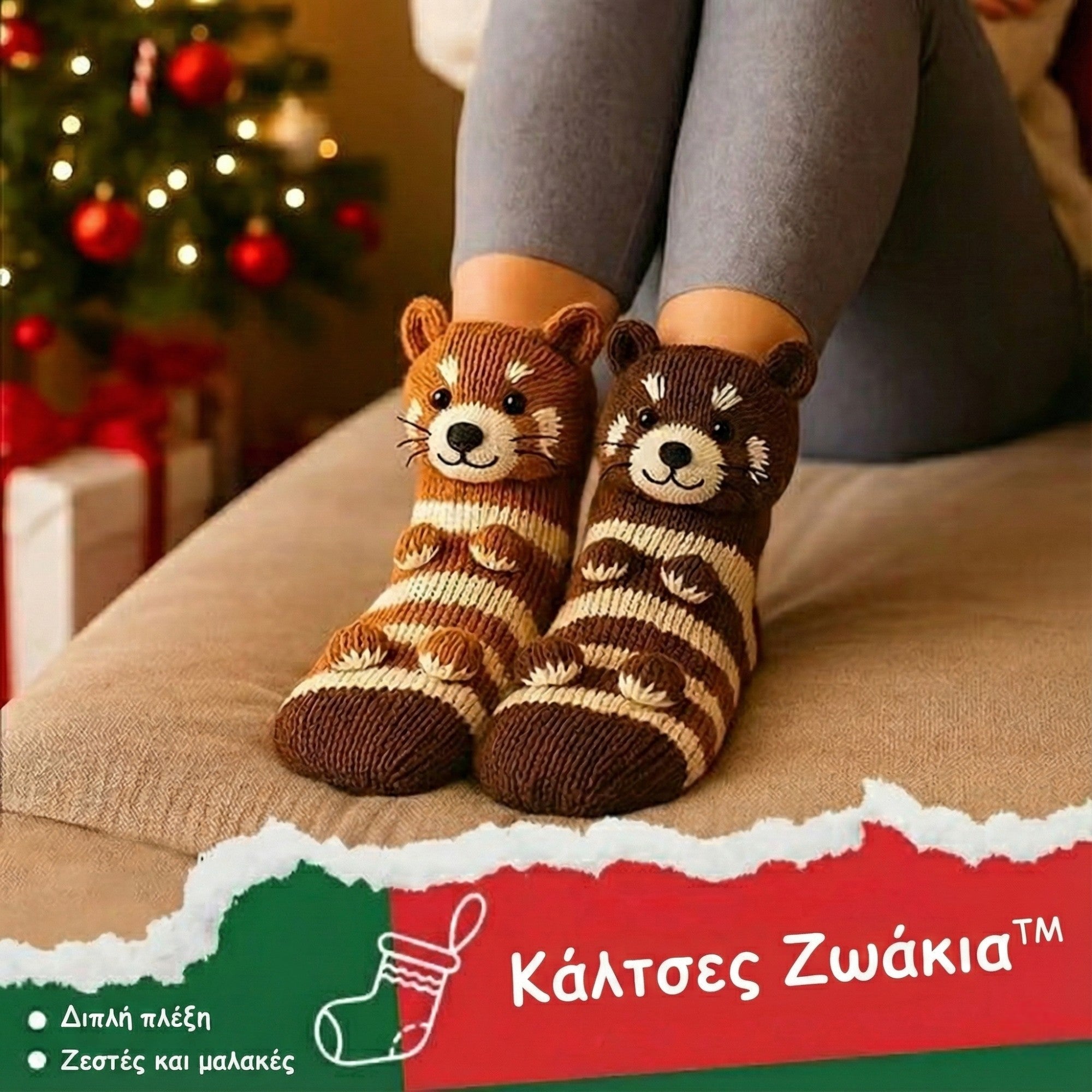 Chara - Festive Holiday Socks