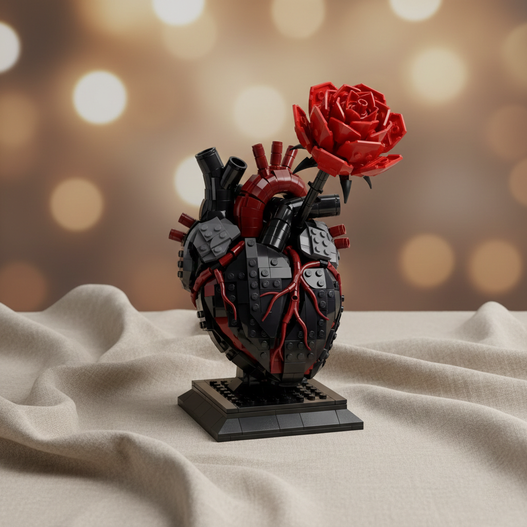 Heartfelt Love Brick Building Set
