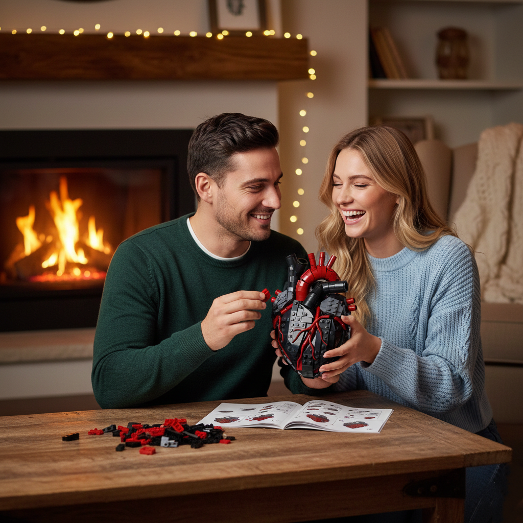Heartfelt Love Brick Building Set
