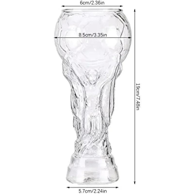 Beer Glass Coffee Mugs trophy shape Comfort with Distinctive Texture Beer Mug Suitable for Family Gatherings