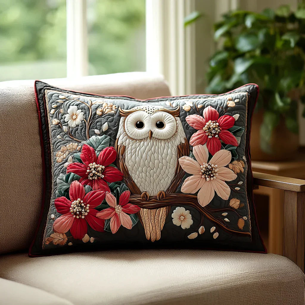 Blue Meadow Paws Quilted Pillowcase