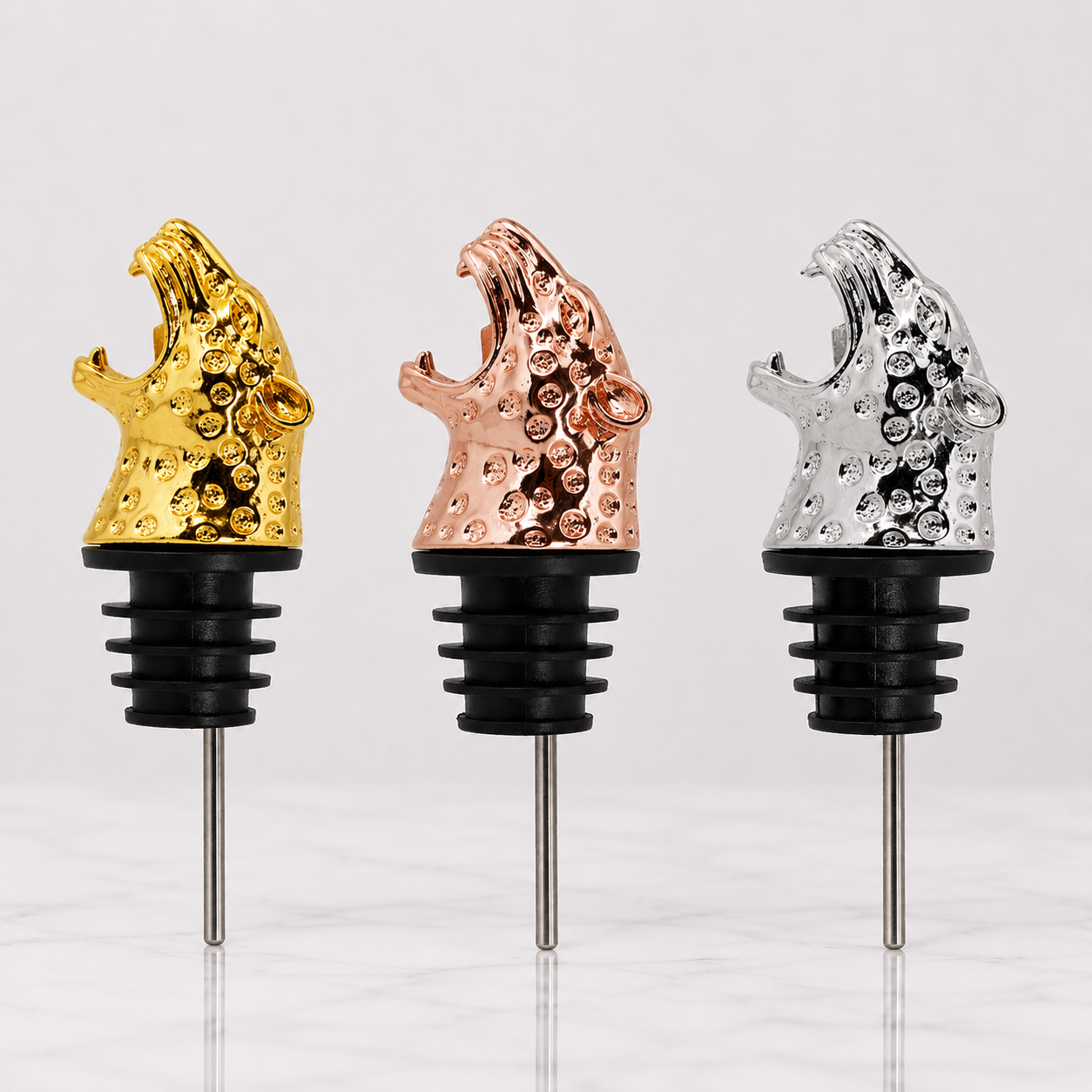 Liquor bottle pourer - Cheetah