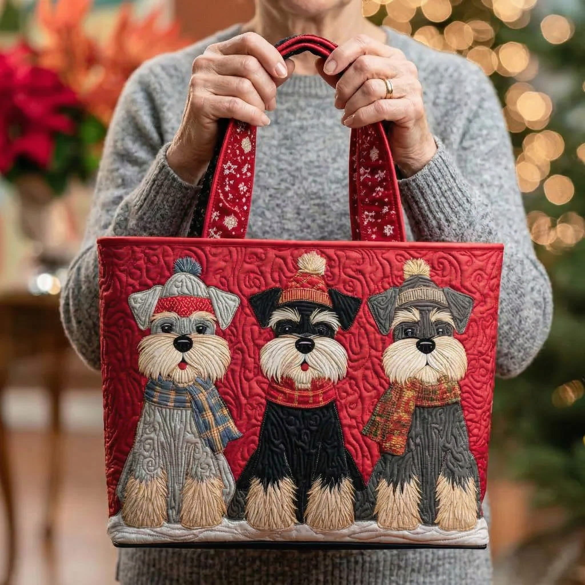 Artisan Schnauzer Tote